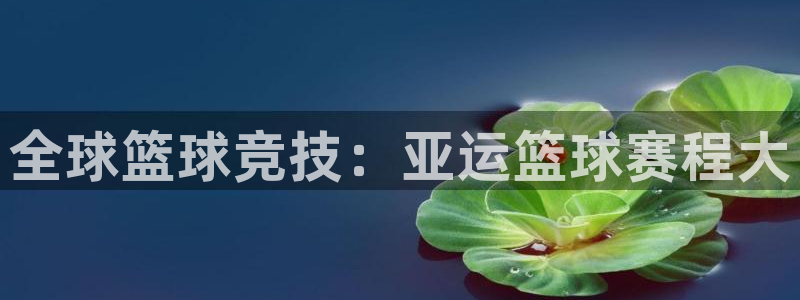 意昂2：全球篮球竞技：亚运篮球赛程大