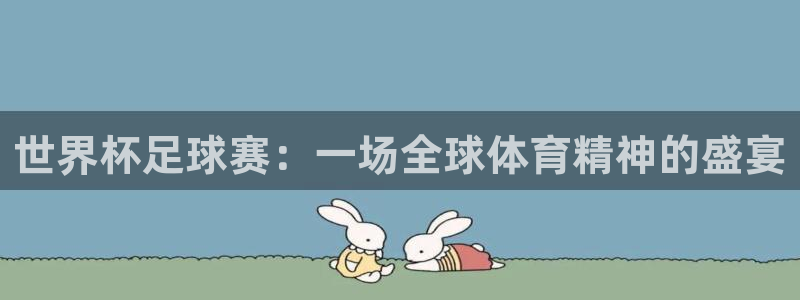 意昂2登录地址：世界杯足球赛：一场全球体育精神的盛宴