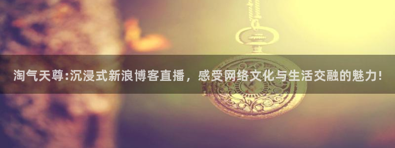 鲸鱼直播足球：淘气天尊:沉浸式新浪博客直播，感受网络文化与生活交融的魅力!